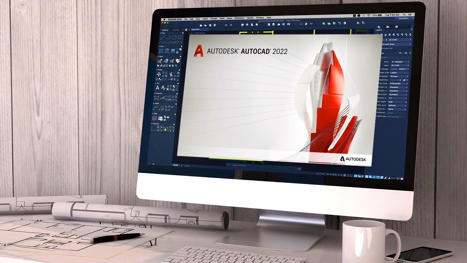 how does drop down work in autocad for mac