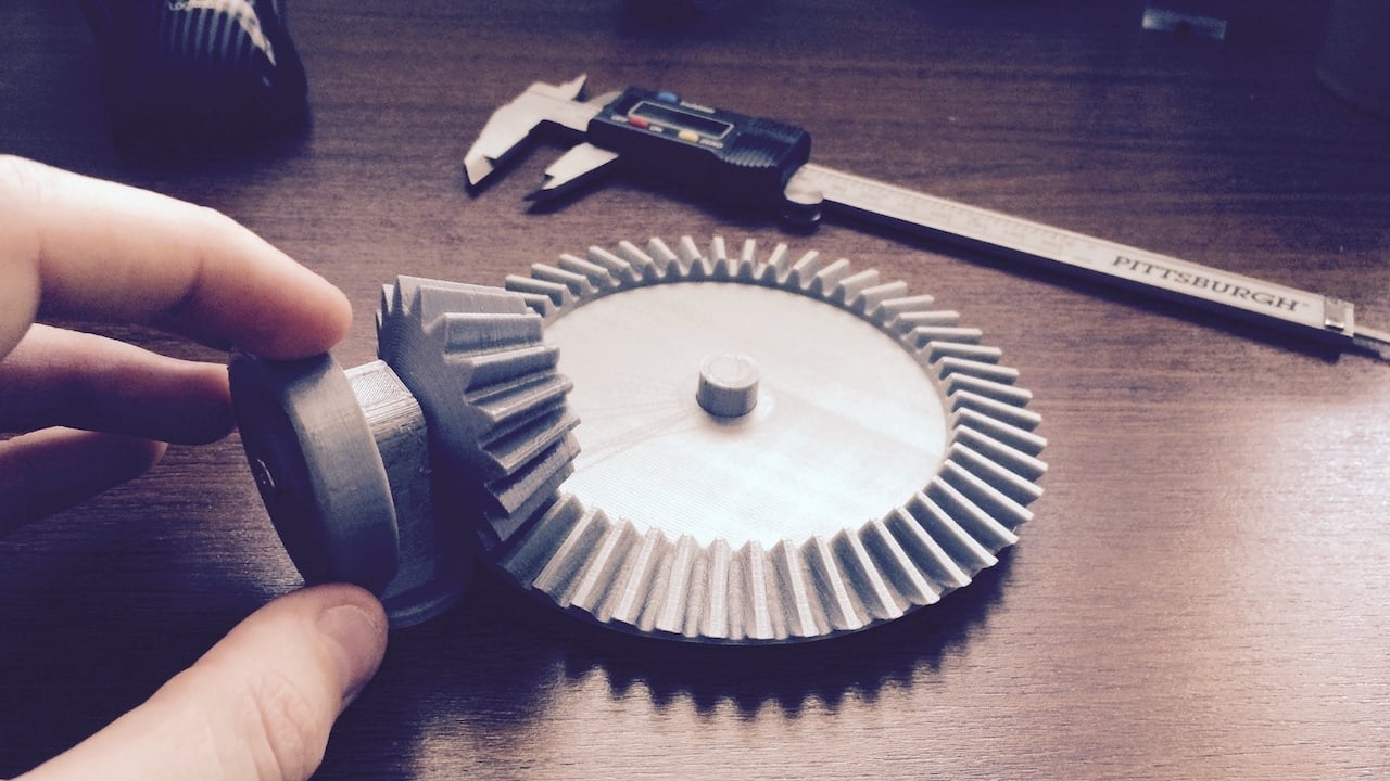 Mini bevel gearbox, 3D CAD Model Library