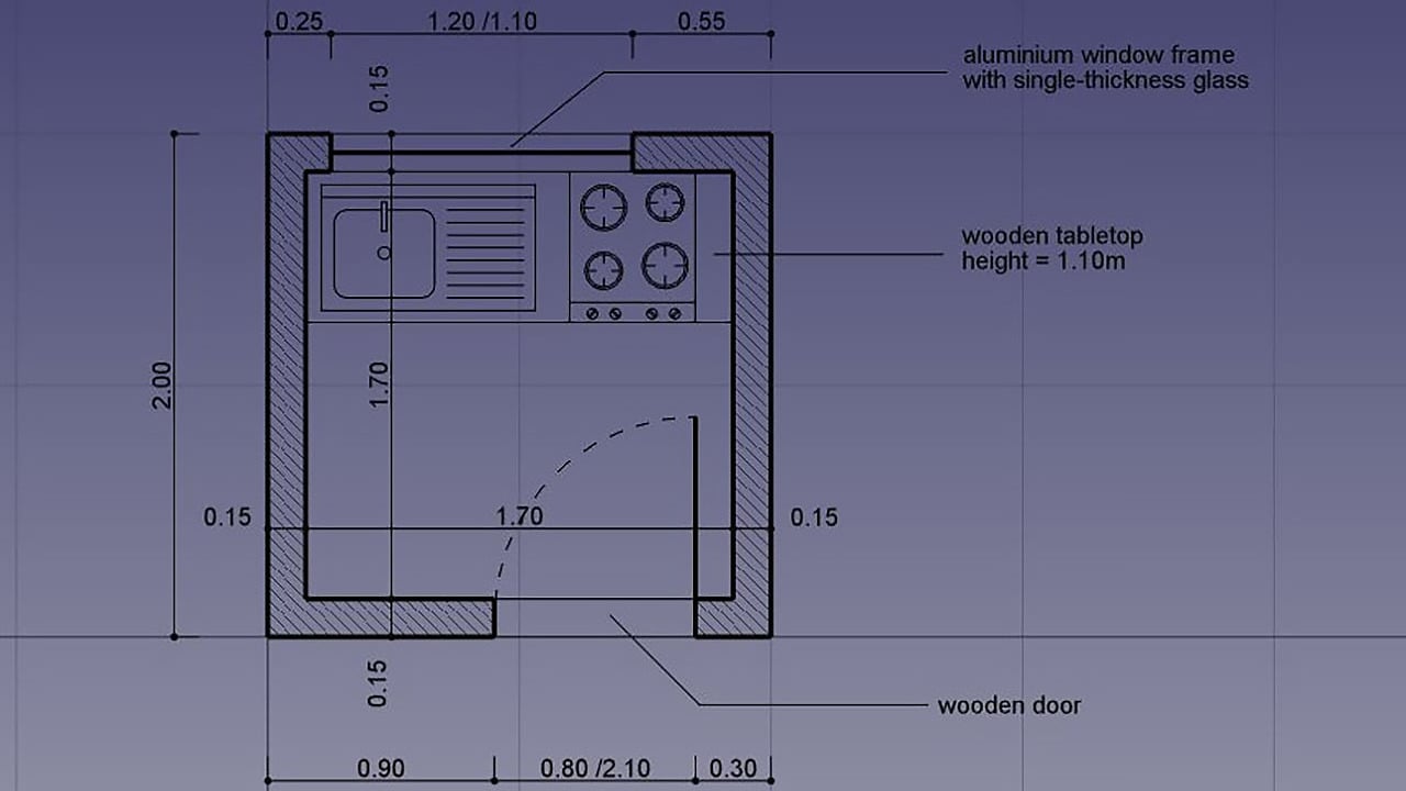 FreeCad Tutorial Combine Draft and Sketch to simplify Modeling Dont get  stuck in 2D explore 3D  YouTube