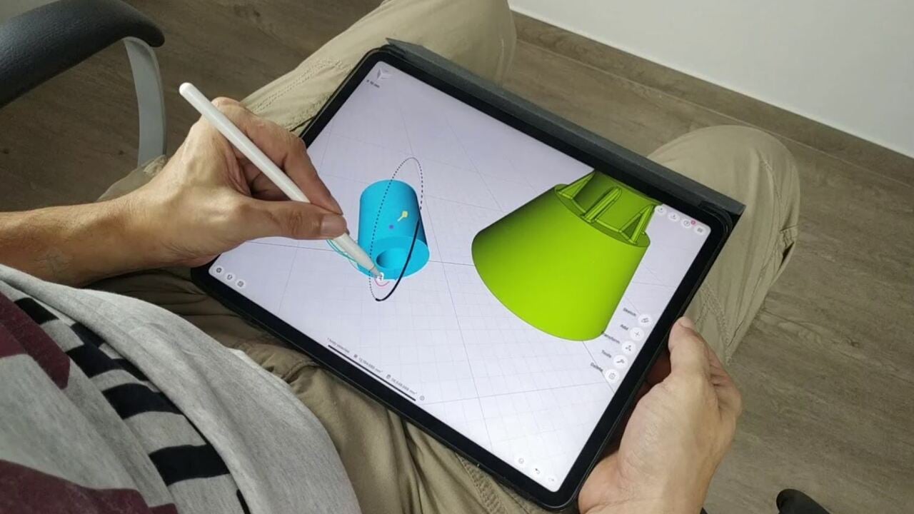 blender with ipad