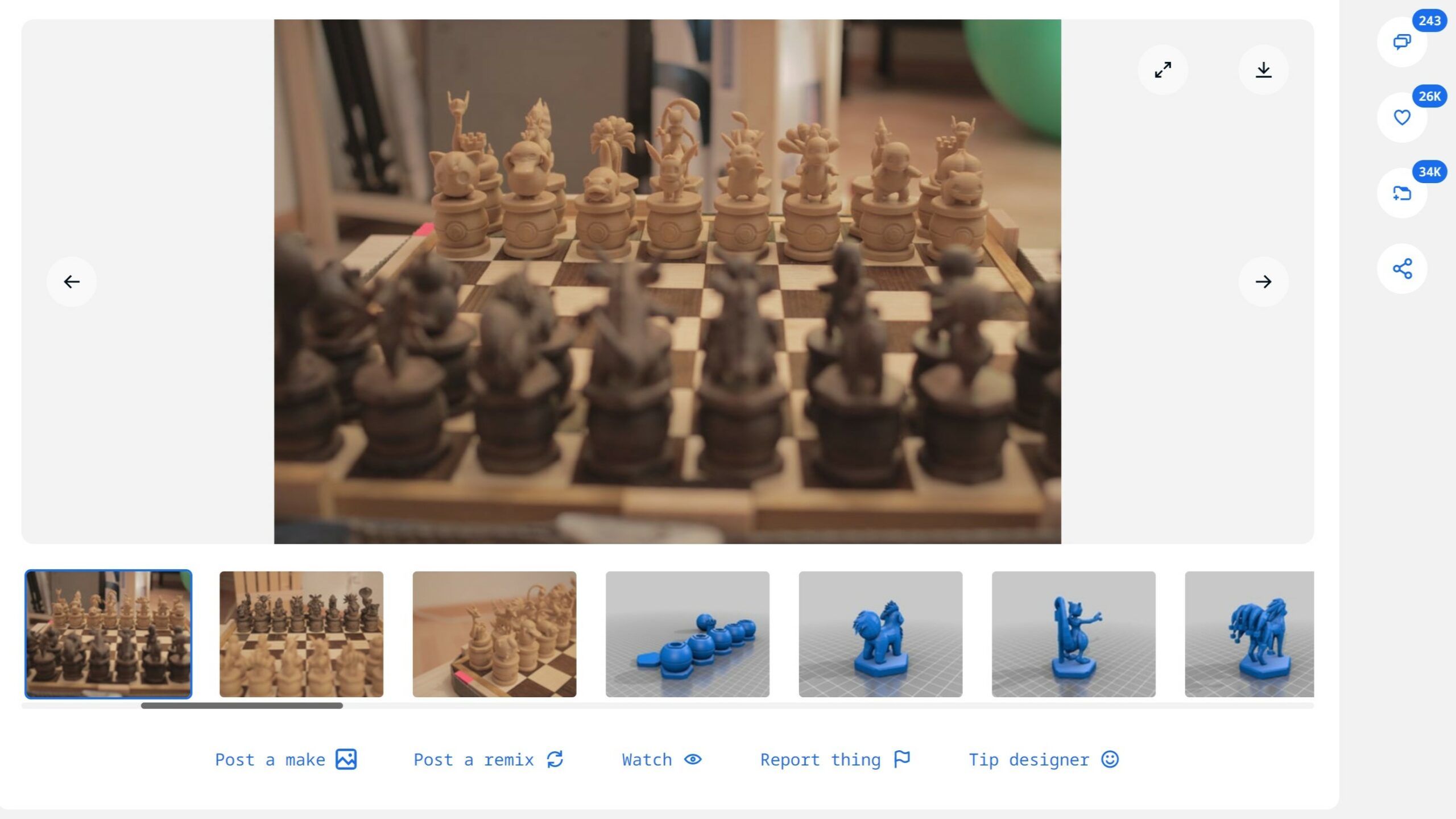 Free 3D file Mech Chess・Model to download and 3D print・Cults