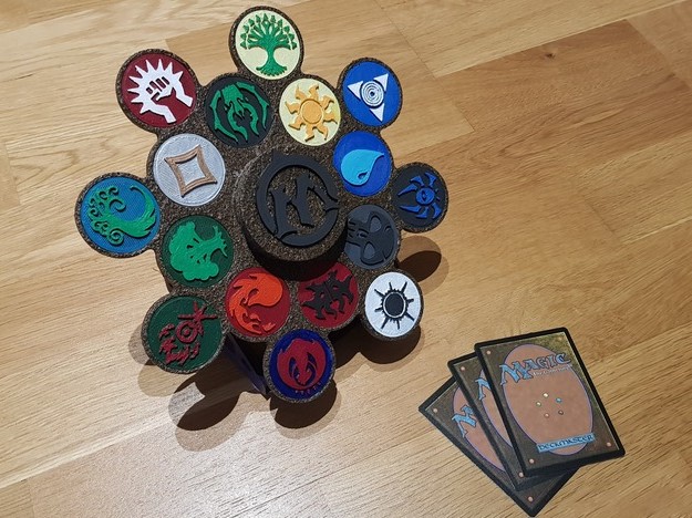 Custom 3D-Printed Token / Card Racks For MTG – Single Column – By RealityFoundry