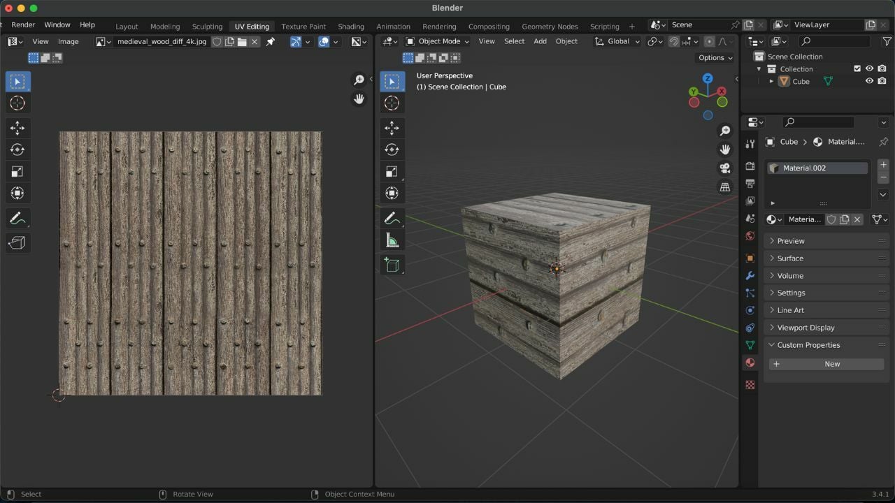 Cube Mesh With Medieval Wooden Texture Aftab Ali Via All3dp 230123 