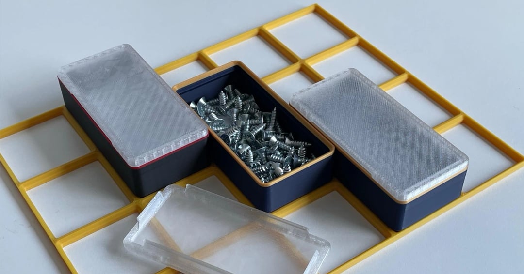 How to build small boxes for screws faster than ever. 
