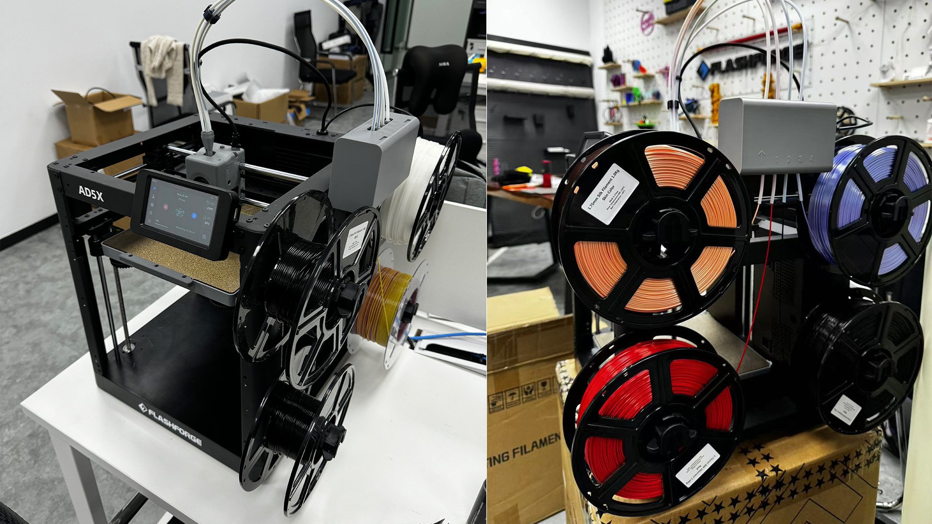 は*り様 FLASHFORGE AD5X FFF FDM 3Dプリンター Flashforge AD5X – Multi-Color 3D Printing with Precision